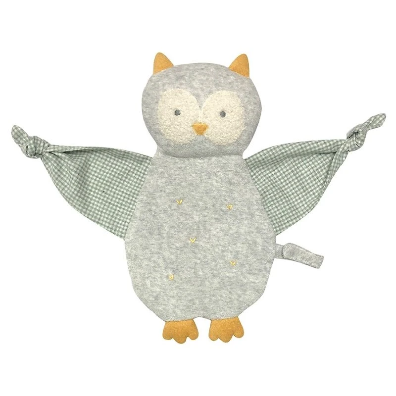 Doudou Plat éponge De Coton Bio Hibou Chouette Oliver 28cm Albetta® - Doudou Hibou 2 Doudou Plat éponge De Coton Bio Hibou Chouette Oliver 28cm Albetta® - Doudou Hibou – Image 2