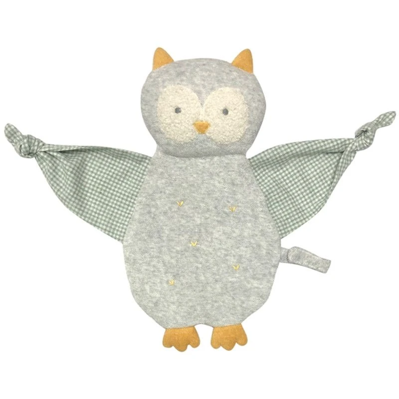 Doudou Plat éponge De Coton Bio Hibou Chouette Oliver 28cm Albetta® - Doudou Hibou 1 Doudou Plat éponge De Coton Bio Hibou Chouette Oliver 28cm Albetta® - Doudou Hibou