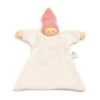 Doudou Plat Nanchen® Natur Poupée Coton Bio Eponge (Kba) Ecru Rose - Jouets Bio