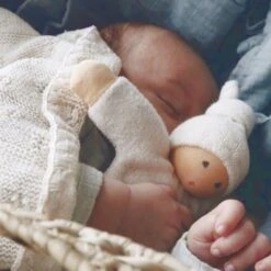 Doudou Plat Nanchen® Natur Poupée Coton Bio Eponge (Kba) Ecru Rose - Jouets Bio -Sigikid Promos Magasin doudou plat nanchen natur poupee coton bio eponge kba ecru rose jouets bio 2