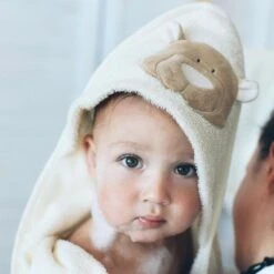 Drap De Bain Bébé Bio Cape Avec Capuche Ourson Wooly Organic® Coton Bio - Serviette Bio GOTS -Sigikid Promos Magasin drap de bain bebe bio cape avec capuche ourson wooly organic coton bio serviette bio gots 3