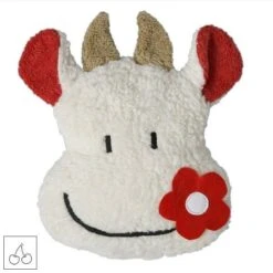 Doudou Bouillotte Efie®Noyaux De Cerise Vache Coloré 28 Cm - Coton Bio
