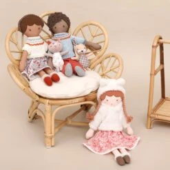 Grande Poupée Lin Robe De Mousseline Audrey 40 Cm Coton Bio Albetta® - Poupée Tissu Bio -Sigikid Promos Magasin grande poupee lin robe de mousseline audrey 40 cm coton bio albetta poupee tissu bio 3