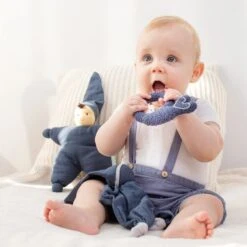 Hochet Au Crochet Hoppa® Baleine Coton Naturel - Hochets Bébé -Sigikid Promos Magasin hochet au crochet hoppa baleine coton naturel hochets bebe 2