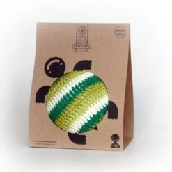 Hochet Balle En Crochet Verte APunt Barcelona® - Hochets Bébé Bio -Sigikid Promos Magasin hochet balle en crochet verte apunt barcelona hochets bebe bio 1
