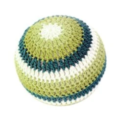 Hochet Balle En Crochet Verte APunt Barcelona® - Hochets Bébé Bio