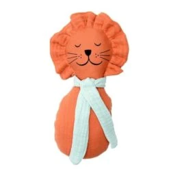Hochet Coton Bio Lion APunt Barcelona®- Hochets Bébé Bio