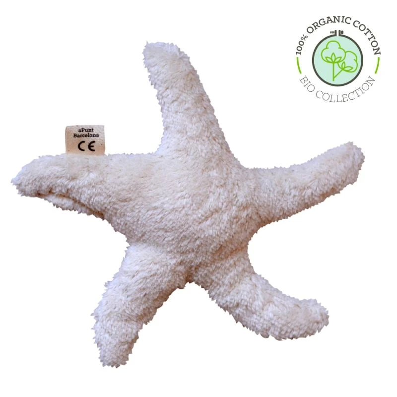 Hochet Etoile De Mer Coton Bio APunt Barcelona® - Hochets Bébé Bio 2 Hochet Etoile De Mer Coton Bio APunt Barcelona® - Hochets Bébé Bio – Image 2