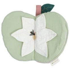 Livre Bébé En Tissu Pomme Verte Fabelab® Coton Bio GOTS- Jouet Bio Scandinave -Sigikid Promos Magasin livre bebe en tissu pomme verte fabelab coton bio gots jouet bio scandinave 3