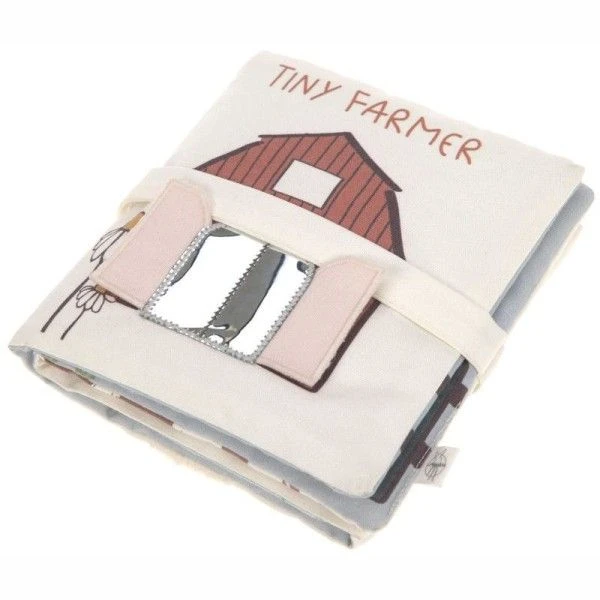 LÄSSIG Livre D'éveil En Tissus Tiny Farmer Lässig® Coton Bio Gots - Doudous Et Hochets Bio 1 LÄSSIG Livre D'éveil En Tissus Tiny Farmer Lässig® Coton Bio Gots - Doudous Et Hochets Bio