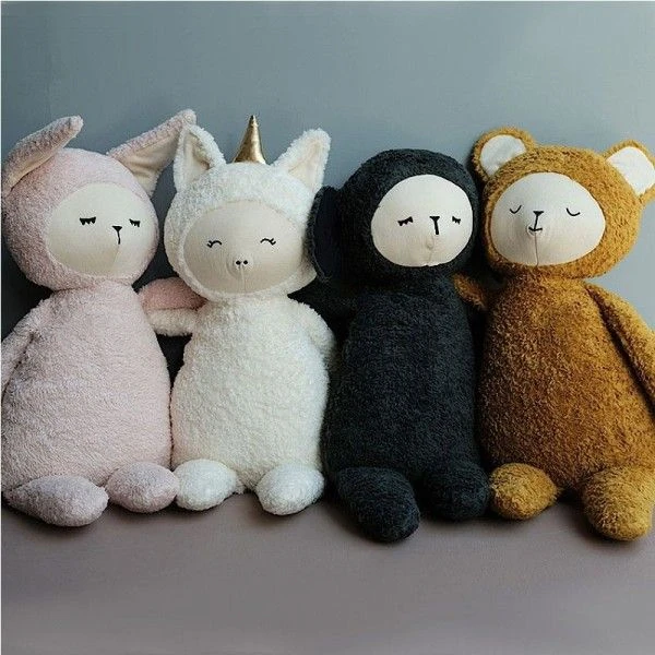 Peluche Big Buddy Ours Ocre Fabelab® 54cm Coton Bio GOTS -Ours Peluche Bio Tissu 4 Peluche Big Buddy Ours Ocre Fabelab® 54cm Coton Bio GOTS -Ours Peluche Bio Tissu – Image 4