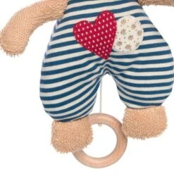 Peluche Bio Boîte à Musique Sigikid® Chien Marin Green 25 Cm- Doudou Bio -Sigikid Promos Magasin peluche bio boite a musique sigikid chien marin green coton bio organic doudou bio 2