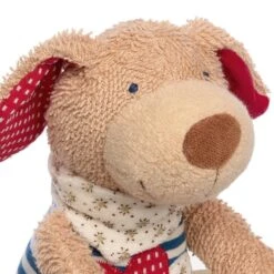 Peluche Bio Sigikid® Chien Marin Green 24 Cm En Coton 100% Bio 'Organic' - Doudou Bio -Sigikid Promos Magasin peluche bio sigikid chien marin green coton bio organic doudou 3