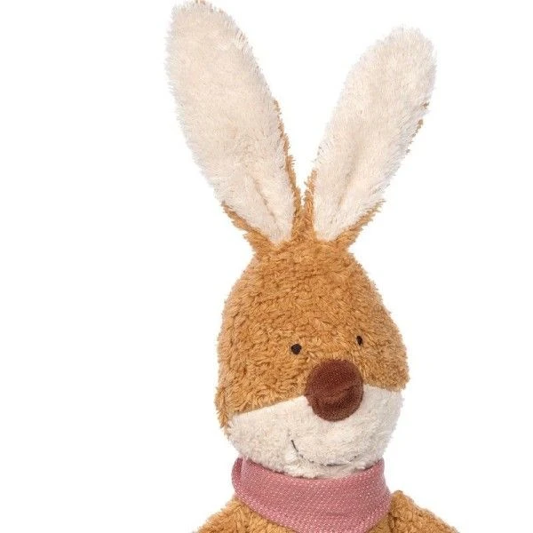 Peluche Bio Sigikid® Lapin Caramel Pantin Green 38 Cm - Doudou Plat Coton Bio 2 Peluche Bio Sigikid® Lapin Caramel Pantin Green 38 Cm - Doudou Plat Coton Bio – Image 2