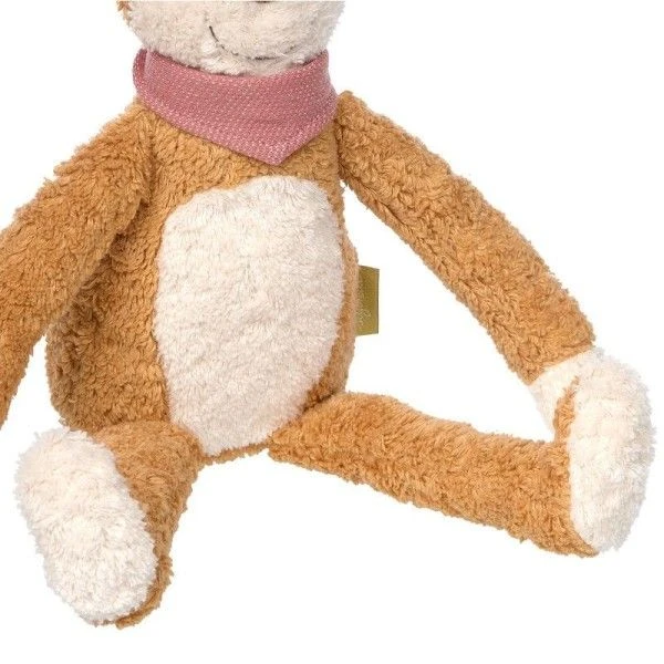 Peluche Bio Sigikid® Lapin Caramel Pantin Green 38 Cm - Doudou Plat Coton Bio 3 Peluche Bio Sigikid® Lapin Caramel Pantin Green 38 Cm - Doudou Plat Coton Bio – Image 3