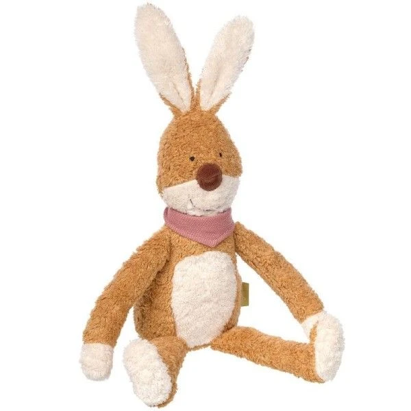 Peluche Bio Sigikid® Lapin Caramel Pantin Green 38 Cm - Doudou Plat Coton Bio 1 Peluche Bio Sigikid® Lapin Caramel Pantin Green 38 Cm - Doudou Plat Coton Bio