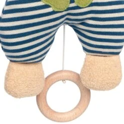 Peluche Boîte à Musique Coton Bio Sigikid® Lapin Marin Green 27 Cm - Peluches Musicales Bio -Sigikid Promos Magasin peluche boite a musique coton bio sigikid lapin marin green 27 cm peluches musicales bio 3