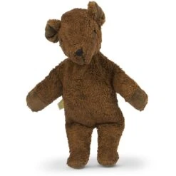 Peluche Bouillotte Ours Brun Coton Bio 30 Cm Senger® - Peluche Bio Naturel Senger