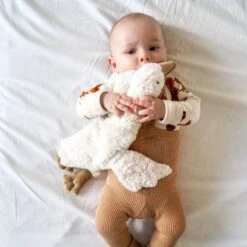 Peluche Bouillotte Sèche Oie Blanche Coton Bio 47 Cm Senger® - Peluche Bio Naturel Senger -Sigikid Promos Magasin peluche bouillotte seche oie blanche coton bio 47 cm senger peluche bio naturel senger 2