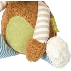 Peluche Coton Bio Sigikid® Ours Brun Patchwork Green 29 Cm - Doudou Peluche Bio -Sigikid Promos Magasin peluche coton bio sigikid ours brun patchwork green doudou peluche bio 2