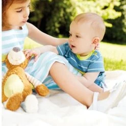 Peluche Coton Bio Sigikid® Ours Brun Patchwork Green 29 Cm - Doudou Peluche Bio -Sigikid Promos Magasin peluche coton bio sigikid ours brun patchwork green doudou peluche bio 3