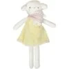 Peluche éponge De Coton Bio Maman Mouton Et Son Petit 35cm Albetta® - Peluche Bio