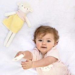 Peluche éponge De Coton Bio Maman Mouton Et Son Petit 35cm Albetta® - Peluche Bio -Sigikid Promos Magasin peluche eponge de coton bio maman mouton et son petit 35cm albetta peluche bio 2