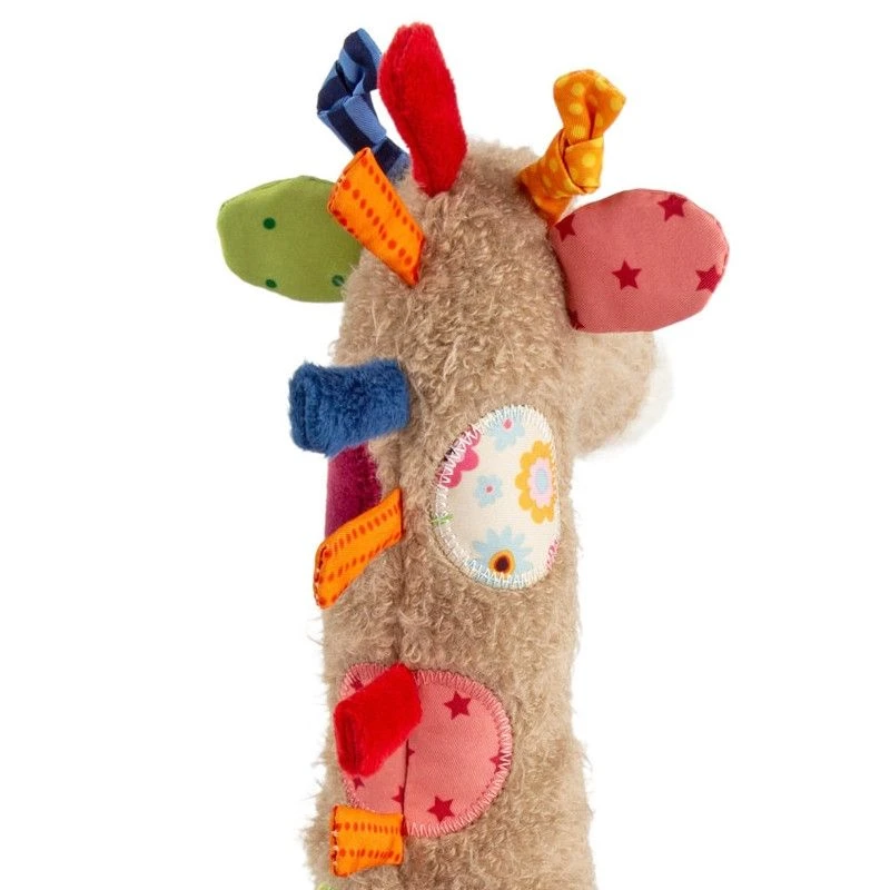 Peluche Girafe Patchwork Sweety 36 Cm Sigikid® - Doudou Synthétique 4 Peluche Girafe Patchwork Sweety 36 Cm Sigikid® - Doudou Synthétique – Image 4