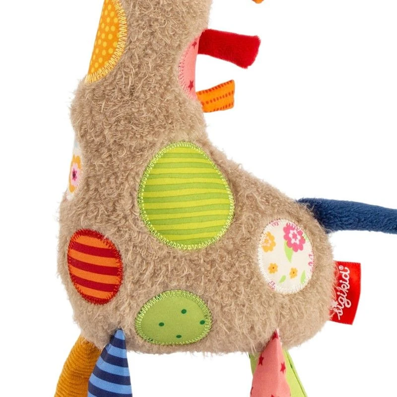 Peluche Girafe Patchwork Sweety 36 Cm Sigikid® - Doudou Synthétique 5 Peluche Girafe Patchwork Sweety 36 Cm Sigikid® - Doudou Synthétique – Image 5