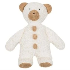 Peluche Grand Ours Blanc TeddyCoton Bio 30 Cm Efie® - Ours Bio
