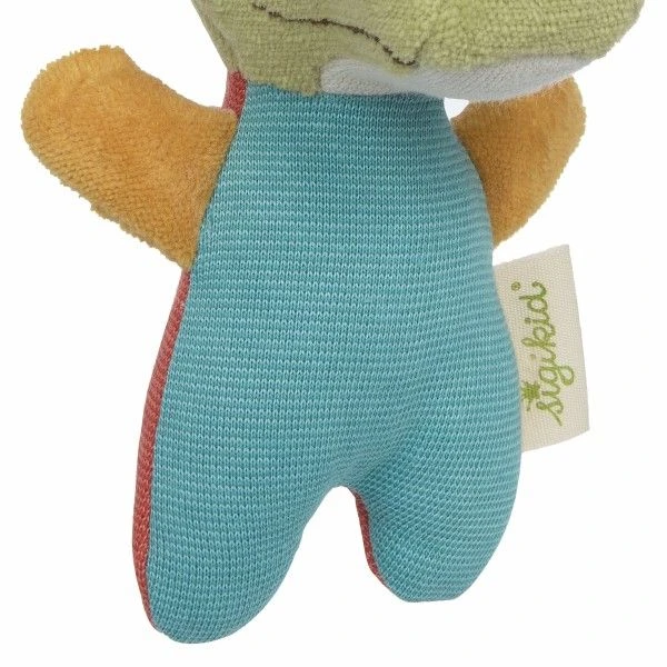 Peluche Hochet Sigikid® Crocodile Green 15 Cm - Peluche Bio 3 Peluche Hochet Sigikid® Crocodile Green 15 Cm - Peluche Bio – Image 3