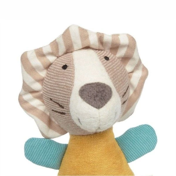 Peluche Hochet Sigikid® Lion Green 14 Cm - Peluche Bio 2 Peluche Hochet Sigikid® Lion Green 14 Cm - Peluche Bio – Image 2