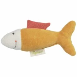 Peluche Hochet Sigikid® Poisson Green 15 Cm - Peluche Bio