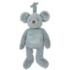 Peluche Musicale Souris Grise Mel 26 Cm Happy Horse - Doudou Musical Souris
