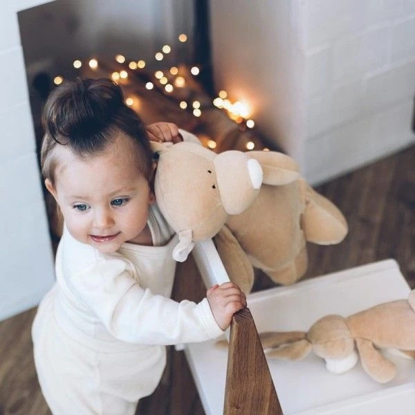 Peluche Ours Bio 'Teddy'Wooly Organic® Coton Bio Beige 29 Cm - Peluche Bio GOTS 3 Peluche Ours Bio 'Teddy'Wooly Organic® Coton Bio Beige 29 Cm - Peluche Bio GOTS – Image 3