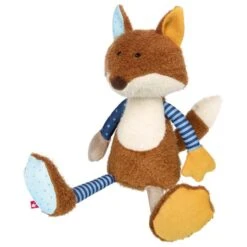 Peluche Renard Patchwork Sweety 39 Cm Sigikid® - Doudou Synthétique
