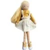Poupée Blonde Tissu Coton Bio Stella Hoppa® - Poupée Chiffon