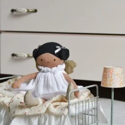 Poupée Chiffon Ailée Coton Bio Aurore Robe Mousseline 33cm Bonikka - Poupée Bio -Sigikid Promos Magasin poupee chiffon ailee coton bio aurore robe mousseline 4