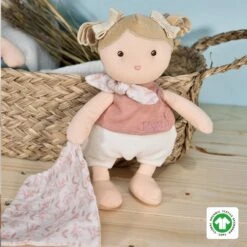 Poupée De Chiffon Joliflores Camélia Et Son Doudou 22cm Coton Bio Jolijou® - Poupée Bio -Sigikid Promos Magasin poupee de chiffon joliflores camelia et son doudou coton bio jolijou poupee bio 2