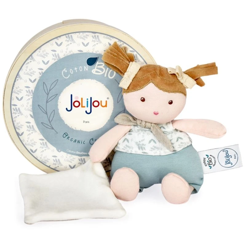 Poupée De Chiffon Joliflores Flore Et Son Doudou 22cm Coton Bio Jolijou® - Poupée Bio 2 Poupée De Chiffon Joliflores Flore Et Son Doudou 22cm Coton Bio Jolijou® - Poupée Bio – Image 2