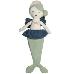 Poupée De Tissu Sirène Fabelab® 28 Cm Coton Bio GOTS- Jouet Bio Scandinave