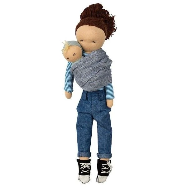 Poupée En Tissu Coton Bio Lisa & Lilly Hoppa® - Poupée De Chiffon 1 Poupée En Tissu Coton Bio Lisa & Lilly Hoppa® - Poupée De Chiffon