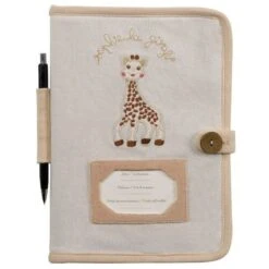 Protège Carnet De Santé Coton Bio Sophie La Girafe® So'Pure-Vulli®