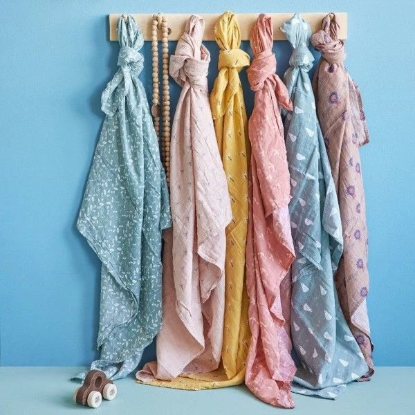 Set De Deux Langes 70cm Coton Bio Pingouin Fresk® -Lange Coton Bio 6 Set De Deux Langes 70cm Coton Bio Pingouin Fresk® -Lange Coton Bio – Image 6