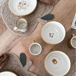 Set Vaisselle Enfant Acier Émaillé 3 Pièces Univers De Planètes Fabelab® - Vaisselle Enfant Métal -Sigikid Promos Magasin set vaisselle enfant acier emaille 3 pieces univers de planetes fabelab vaisselle enfant metal 2