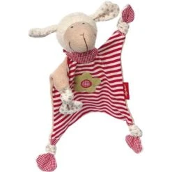 Doudou Sigikid® Plat Carré Mouton Écolo 26 Cm Coton Bio - Doudou Coton Bio Kba